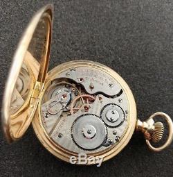 Scarce Vintage 16s Hamilton Grade 971 Hunting Pocket Watch From 1904 Running