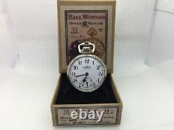 Stellar Ball Hamilton 999B Railroad Pocket Watch 21j 16s 14K WGF Case SERVICED