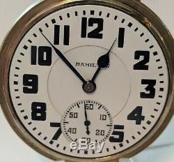 Strong Running 1935 Hamilton 992 Elinvar Model 2 Pocket Watch