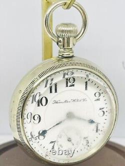 Stunning 1906 Hamilton 18S 21J Grade 940 Railroad Pocket Watch Runs