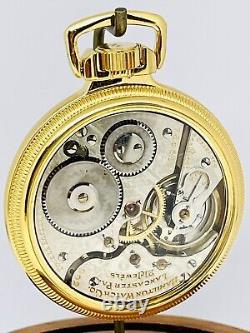 Stunning 1910 Hamilton 16S 21J Grade 992 Display Salesman Mainliner Pocket Watch