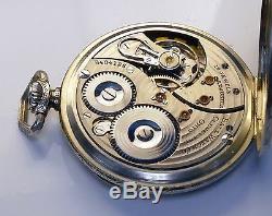 Stunning Antique Ball Hamilton Size 12 Pocket Watch Fancy Dial 19 Jewels