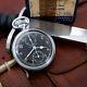 Us Navy Military Hamilton Model 23 Vintage 1942 Wwii Chronograph Pocket Watch