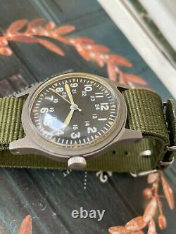 US military 1982 issued Hamilton military men's watch, Vietnam Spec, Cal 649 Hack