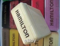 Ultra Hamilton 992b Ivory Early Ww2 Plastic /flip Top Factory Sealed Watch Box