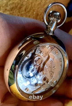 VINTAGE 1902 Hamilton 924 18s Lever Set Mens Antique Pocket Watch, (VIDEO)