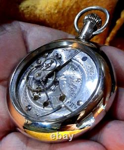 VINTAGE 1902 Hamilton 924 18s Lever Set Mens Antique Pocket Watch, (VIDEO)