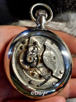 VINTAGE 1902 Hamilton 924 18s Lever Set Mens Antique Pocket Watch, (VIDEO)