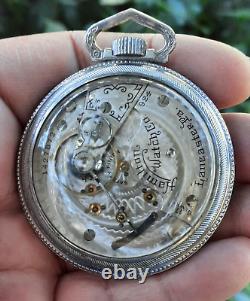 VINTAGE 1917 Hamilton 924 18s Lever Set Mens Antique Pocket Watch, (VIDEO)