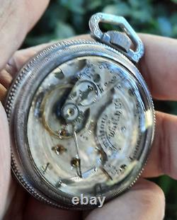 VINTAGE 1917 Hamilton 924 18s Lever Set Mens Antique Pocket Watch, (VIDEO)