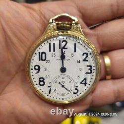 VINTAGE HAMILTON CANADIAN 992B 21 Jewel RAILROAD POCKET WATCH, 