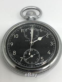 VINTAGE HAMILTON Early 1940s WWII MODEL 23 Navigational Pocket Watch