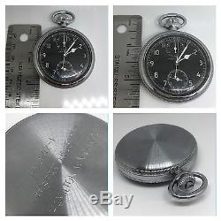 VINTAGE HAMILTON Early 1940s WWII MODEL 23 Navigational Pocket Watch