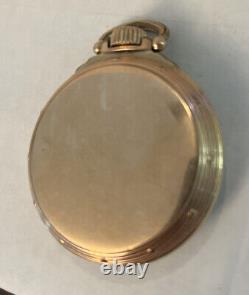 VTG'40s HAMILTON 992B Pocket Watch 21 Jewels 10K Gold Filled RAILWAY