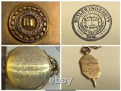 VTG HAMILTON POCKET WATCH 14k SOLID YELLOW GOLD BY HILTON U. BROWN With 4 BOOKS