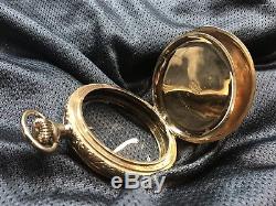 Very Beautiful Detailed Keystone Jboss 14k Gf Size 18 Pocket Watch Case