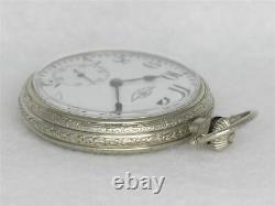 Very Early 16s Ball Hamilton 21 Jewel 999p Orrs Pocketwatch Signed 3x, Needs Tlc