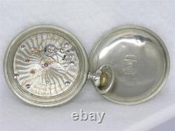 Very Early 18s Ball Hamilton 21 Jewel 999 Orrs Pocketwatch, Signed 3x, Running