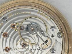 Very Early 18s Ball Hamilton 999 17 Jewel Orrs Pocketwatch, Signed 3x, Running