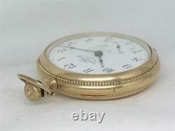 Very Early 18s Ball Hamilton 999 17 Jewel Orrs Watchwatch Second Run, Running