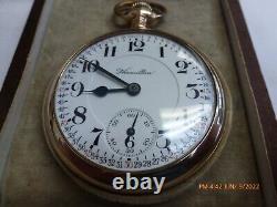 Very Nice 1911 Hamilton 940 21 Jewel Rail Road Gold Filled Pocket Watch Running