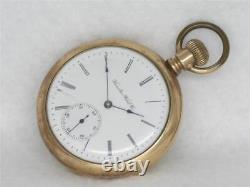 Very Rare 16s Hamilton 976 First Run Pocketwatch, 16 Jewel, 14k Gf Case, Running