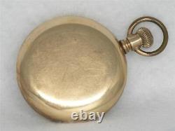 Very Rare 16s Hamilton 976 First Run Pocketwatch, 16 Jewel, 14k Gf Case, Running