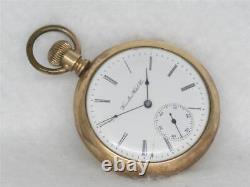 Very Rare 16s Hamilton 976 First Run Pocketwatch, 16 Jewel, 14k Gf Case, Running