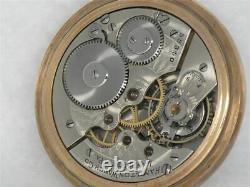 Very Rare 16s Hamilton 976 First Run Pocketwatch, 16 Jewel, 14k Gf Case, Running