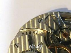 Very Rare! 16sz Hamilton 963 only 380 made! 17 jewel RR pocket watch. Runs