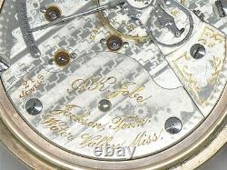 Very Rare 18s Ball Hamilton A. K. Jobe 940 Grade 21 Jewel Pocketwatch, Running