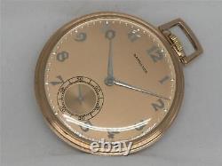 Very Rare Solid 14k Red Gold Hamilton Gents 21 Jewel 921 Pocket Watch, Running