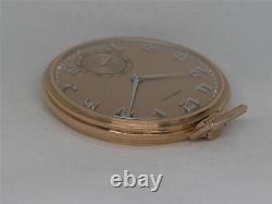 Very Rare Solid 14k Red Gold Hamilton Gents 21 Jewel 921 Pocket Watch, Running