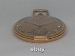 Very Rare Solid 14k Red Gold Hamilton Gents 21 Jewel 921 Pocket Watch, Running