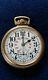 Very Nice Hamilton Lever Set Railroad Pocket Watch 992 With Rare Dial
