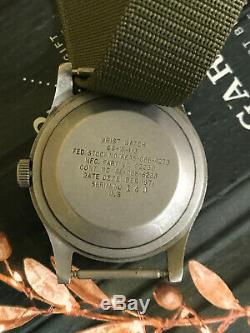 Vietnam War Hamilton US military 1971 men's watch, model GG-W-113 with Hack