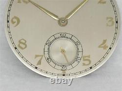 Vintage 10s 17j Hamilton 917 Nickel Pocketwatch Movement & Silver Dial, Running