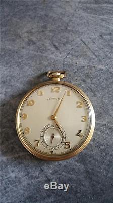 Vintage 12 Size Hamilton Pocketwatch Movement Grade 917