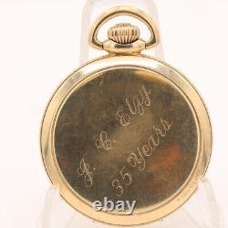 Vintage 12S Hamilton Dupont 870 Hunter Pocket Watch UT 6497 10k GF Coin Center