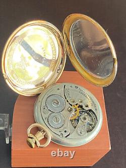 Vintage 12s Hamilton Pocket Watch, Keeping Time, Gr. 910, Year 1918, 17 Jewel