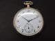 Vintage 14k Solid Yellow Gold Hamilton 12s Pocket Watch 45mm 914 Movement