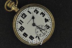 Vintage 16 Size Hamilton Elinvar 992e 21jewels Pocket Watch