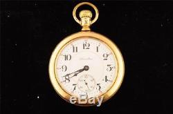 Vintage 16 Size Hamilton Railroad Grade 992 Swing Out Pocket Watch From 1917