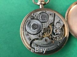 Vintage, 16s, Hamilton 972, 17jewel pocket watch, running