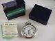Vintage 16s Hamilton 992b Rail Road 21j Pocket Watch 1967 Stainless And With Box