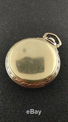 Vintage 16s Hamilton 992b 21 Jewels Pocket Watch Keeping Time