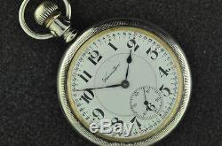 Vintage 16s Hamilton 996 19j Montgomery Dial Display Back Pocket Watch