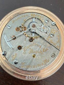 Vintage 18s Hamiltion Pocket Watch, Grade 940, From 1904, Running &keeping Time