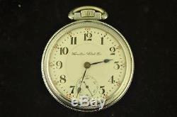 Vintage 18s Hamilton 21j Pocket Watch Grade 940 From 1903 Keeps Time