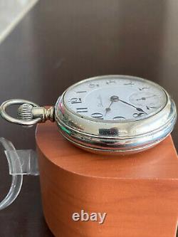 Vintage 18s Hamilton Pocket Watch Display Back, Gr. 940, Keeping Time, Railroad